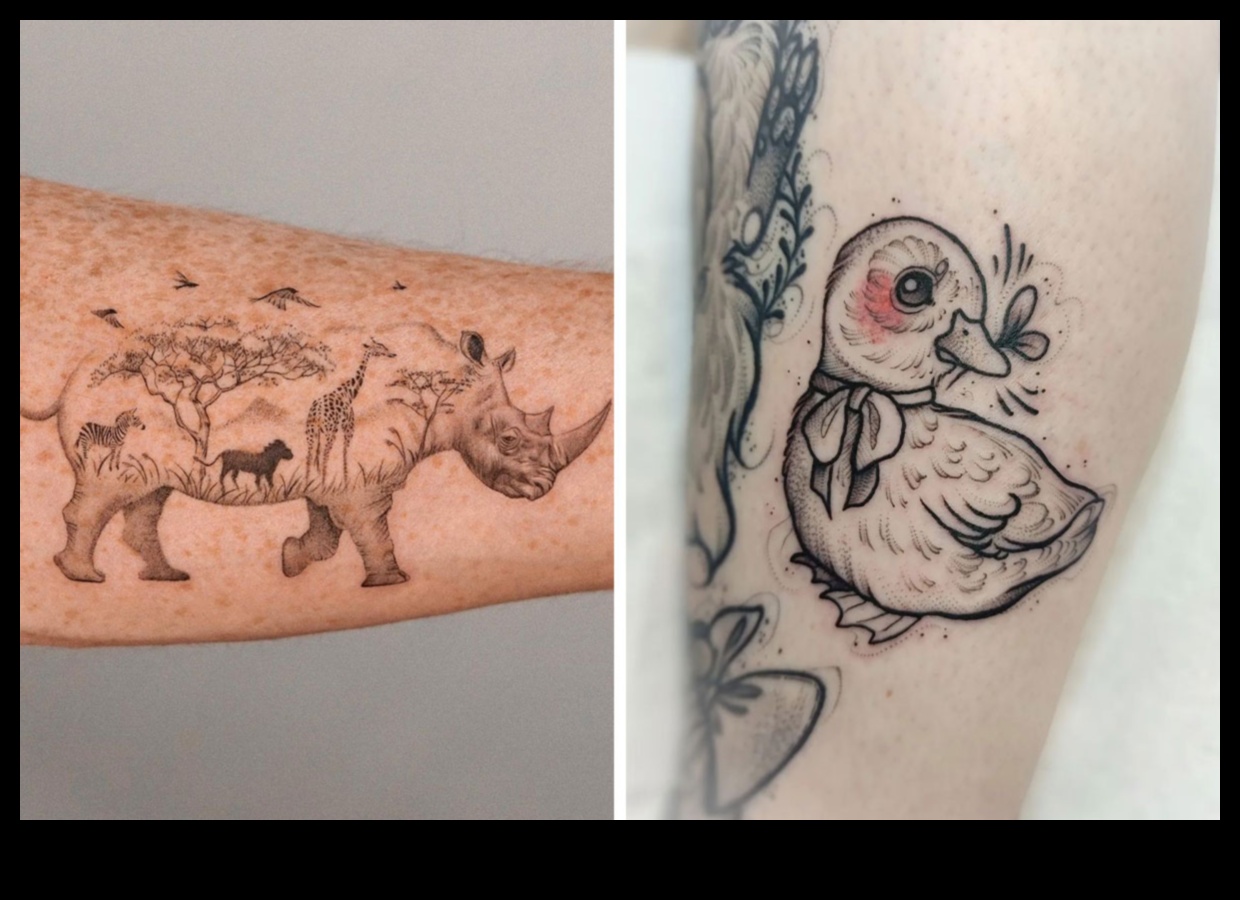 Zenitul zoologic: scufundă-te în lumea tatuajelor animale