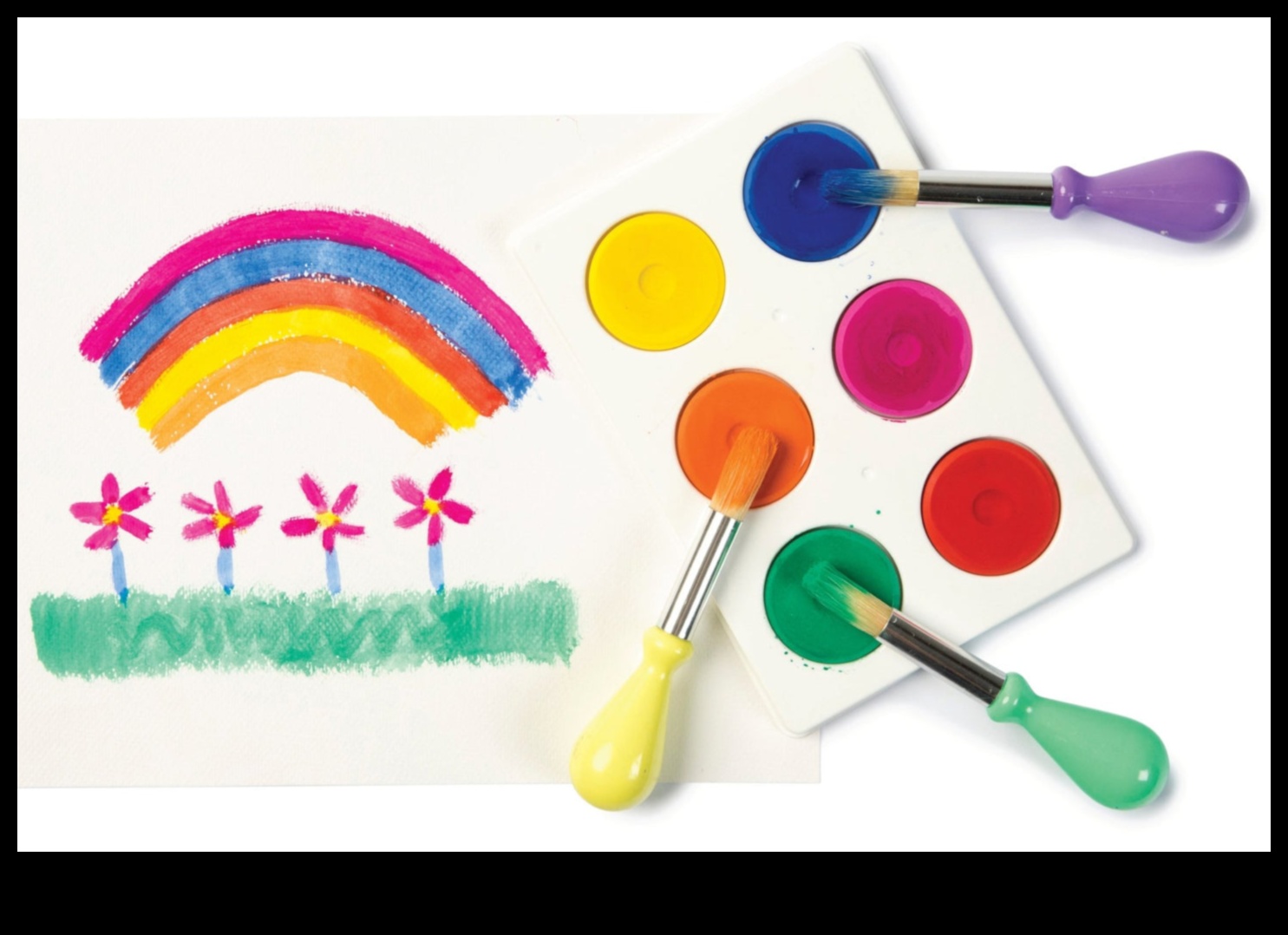 Pensula jucăușă: cultivarea creativității la bebeluș