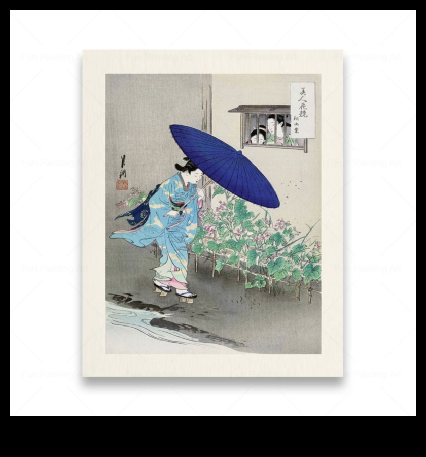 Ukiyo-e Elegance: Călătorie în lumea cernelii japoneze