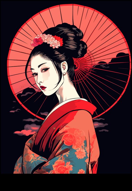 Geisha Grace: Descoperă farmecul feminin cu cerneală japoneză