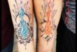 Flăcări gemene: tatuaje de cuplu care aprind legături pasionale