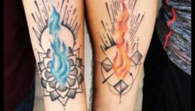 Flăcări gemene: tatuaje de cuplu care aprind legături pasionale