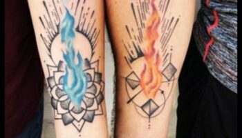 Flăcări gemene: tatuaje de cuplu care aprind legături pasionale